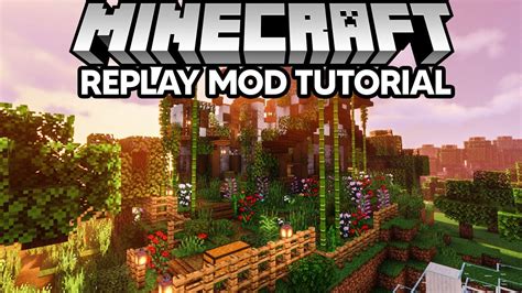 How to Use Replay Mod | (Minecraft Replay Mod Tutorial) - YouTube