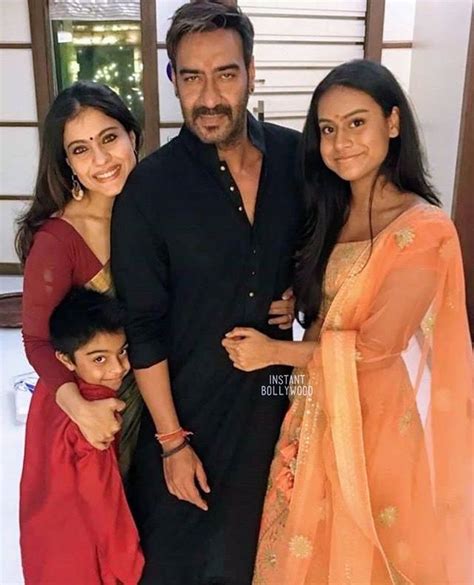 Kajol and husband Ajay Devgn and family | Bollywood celebrities, Indian ...