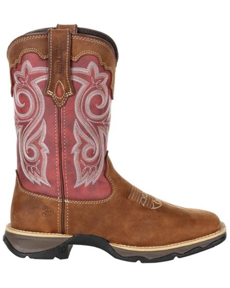 Durango Women's Red Western Boots - Square Toe | Boot Barn