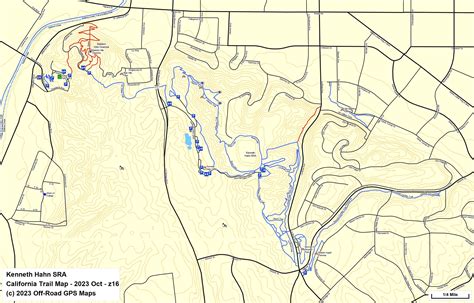 Kenneth Hahn SRA - California Trail Map