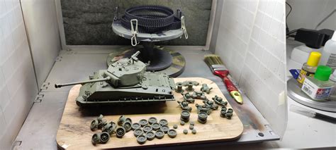 Tamiya Sherman Easy8 - Very nice build. Looking forward to start painting and weathering :)) : r ...