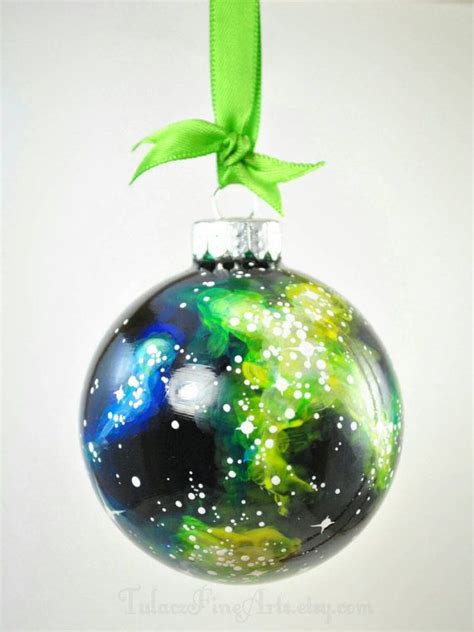 Hand Painted Cosmos Christmas Ornament by TulaczFineArts space ornament ...