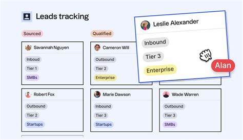 Leads tracking