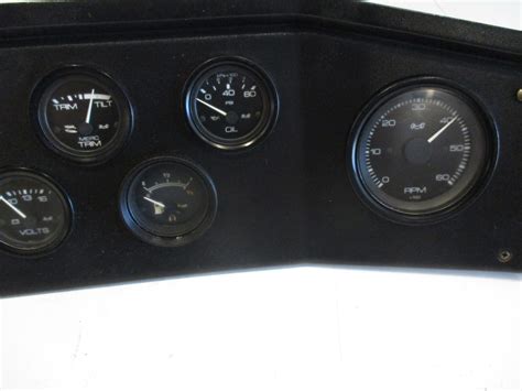 Marine Boat Dash Panel Gauge Cluster 23 1/2" x 7 1/4" | eBay