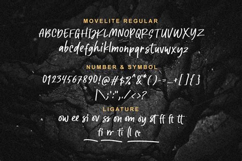 Movelite - Bold Handwriting Font By Bale Type | TheHungryJPEG