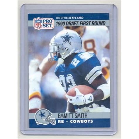 Amazon.com : 1990 Pro Set Emmitt Smith Rookie Card : Sports Related ...