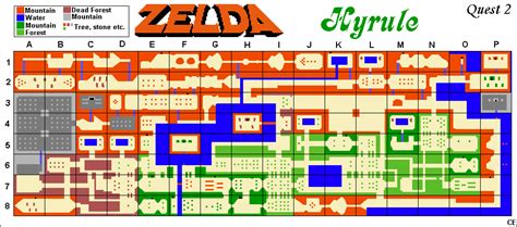 Zelda 2 Nes Map