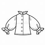 Blouse Coloring Page Stock Illustrations – 66  sketch template