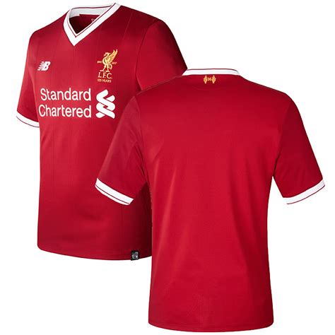 New Balance Liverpool Red 2017/18 Home Authentic Team Jersey