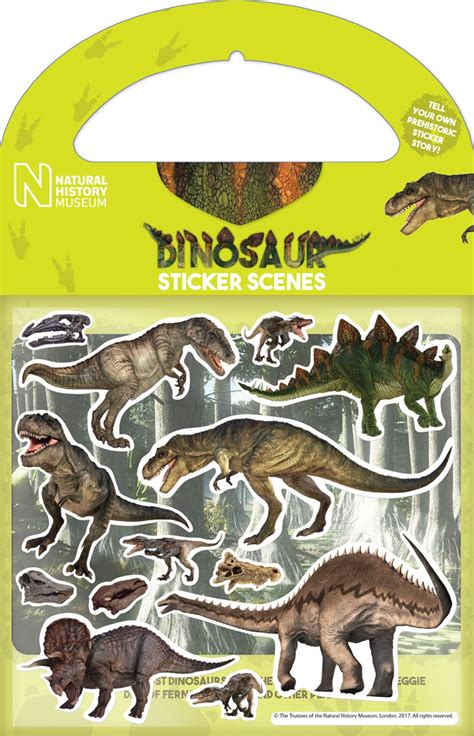 NHM Dinosaurs Sticker Scenes | Paper Projects