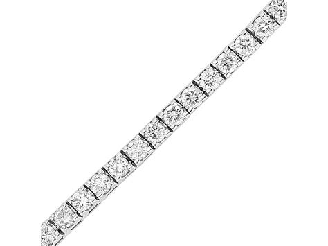 Diamond Tennis Bracelet In 14k White Gold | Exquisite Diamond Accents | Fine Jewelry For ...