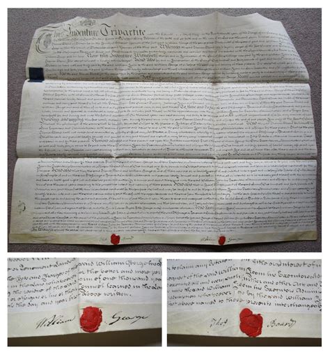 OLD VELLUM Handwritten Manuscript Indenture LEGAL DOCUMENT BETWEEN a ...