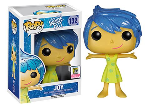 Funko Disney Pixar Inside Out POP Disney Joy Exclusive Vinyl Figure 132 Sparkle Hair - ToyWiz