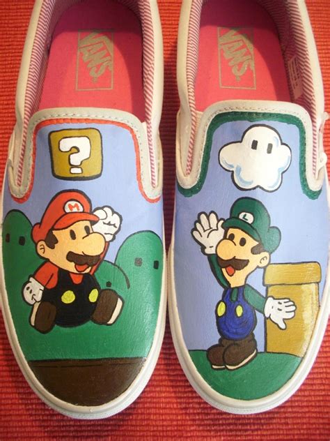 Super Mario Shoes by kekseloph on DeviantArt