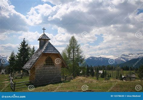 Mountain Church Stock Photo - Image: 12378630