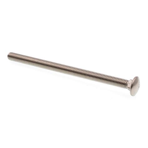 3/8-16 x 10" Stainless Steel Carriage Bolts Grade 18-8 Qty 25 Industrial Screws & Bolts ...