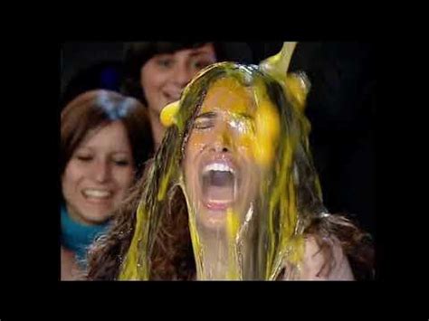 Long Curly Hair Girl Tied and Gunged on TV Show - YouTube