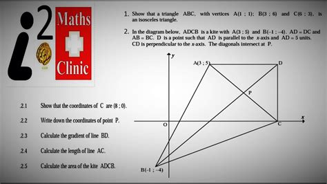 Analytical Geometry Grade 12 Worksheets