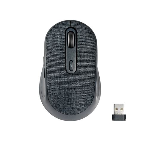 onn. Wireless Fabric, 6-Button Mouse with Adjustable DPI, USB-A Receiver, Black - Walmart.com