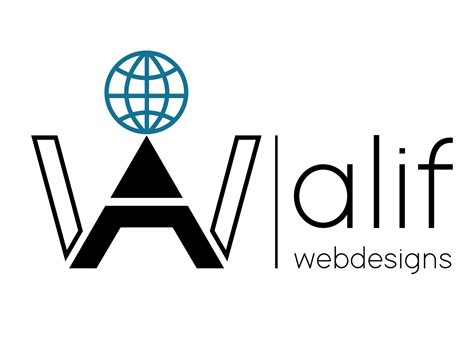 alif webdesigns logo by Fatematuzzohora on Dribbble