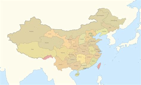 1:1 Map of China and Disputed Territories - Link in Comments : r/FantasyMapGenerator