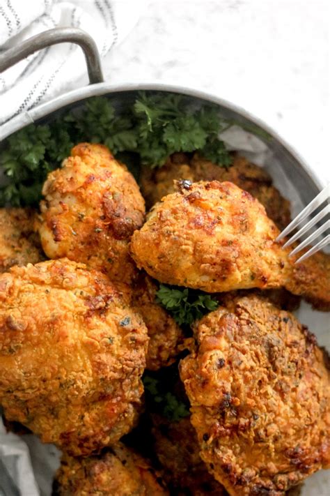 Crispy Air Fryer Fried Chicken - The Seasoned Skillet