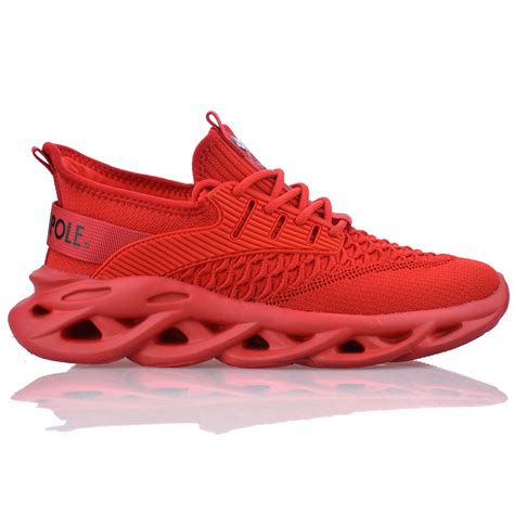 Mens Memory Foam Casual Running Walking Lace Up Gym Sports Trainers ...