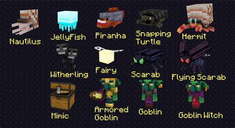 Made all of these mobs in the past 3 week for a mod i released yesterday! : r/Blockbench