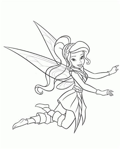 Tinkerbell Rosetta Coloring Pages