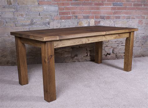 solid wood dining table by h&f | notonthehighstreet.com