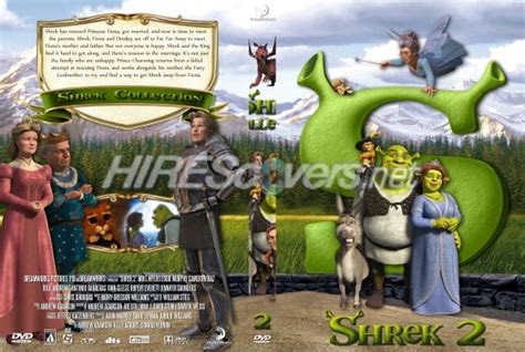 Custom 4K UHD Blu-ray DVD Free Covers Labels Movie Fan Art - DVD CUSTOM Covers - S / Shrek 2