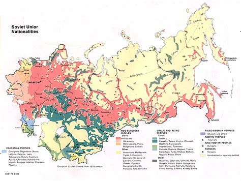 Russia and the Former Soviet Republics Maps - Perry-Castañeda Map ...