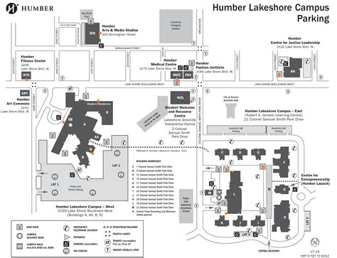 Humber college map - Map of humber college Toronto (Canada)