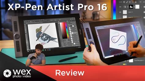 XP-Pen Artist Pro 16 | Review | Graphics Tablet for Digital Art & Animation - YouTube