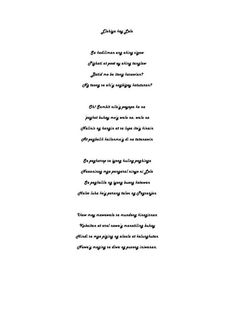 Halimbawa Ng Elehiya Na Tula Tagalog - dehalimba