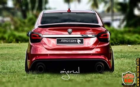 MODIFIED PROTON NEW PERSONA VVT 2016 2ND GEN LOWERED STANCE CUSTOM BUMPER IDEA BY AJERUL