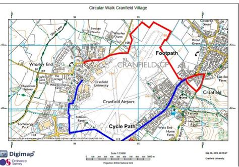 Paths to Cranfield Village « Cranfield University's Walks