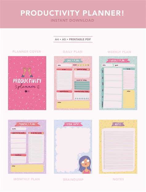 Productivity Planner – Stray Curls