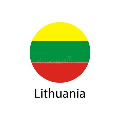 Lithuania Flag. Official Colors and Proportion Correctly Stock Vector ...