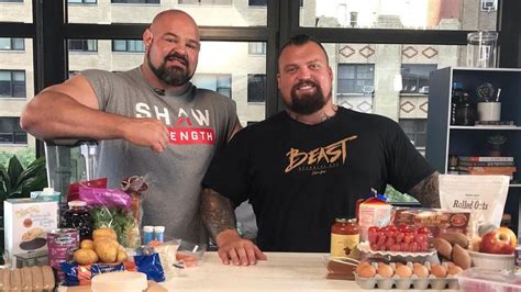 Eddie Hall And Brian Shaw Show Their 10,000 Calorie Diet! – Fitness Volt