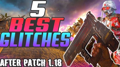 Cold War Zombie Glitches: TOP 5 *BEST* WORKING GLITCHES AFTER PATCH 1.18! (Solo Unlimited Xp ...