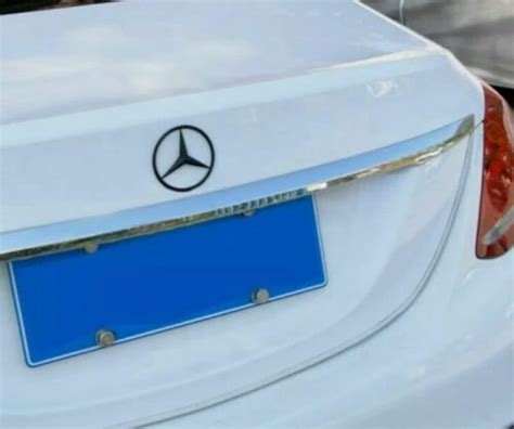 Black Mercedes Benz Badge Logo Emblem Rear Boot Gloss Suitable for All ...