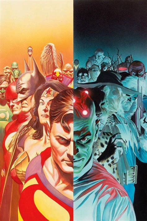 Heroes and Villains by Alex Ross Comic Book Artists, Comic Book ...