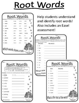 All Root Words Worksheet Root Words, Prefixes, and Suffixes Worksheets ...