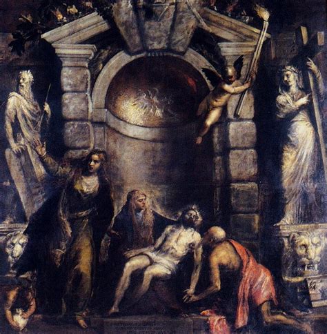 Pieta Painting by Titian