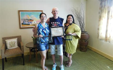 The Aruba Tourism Authority honor loyal visitors at La Cabana Beach ...