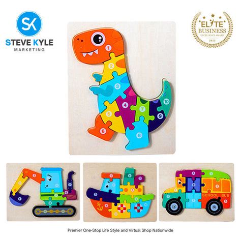 Wooden Puzzle Children's Educational Toys Non-toxic Relieve Stress ...