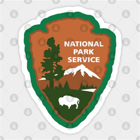 national park service logo - National Park Gift - Sticker | TeePublic