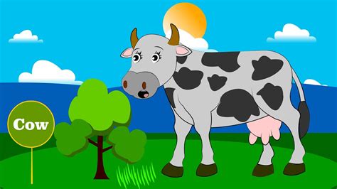 Kids Cow — Cow for Kids | Nursery Rhymes | Kids Cow Songs - YouTube