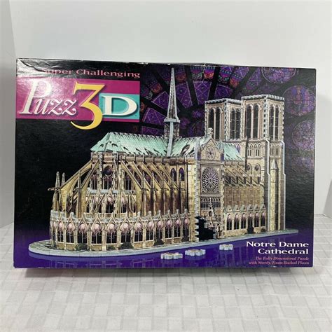 Notre Dame Cathedral Paris France 952 Piece 3D Jigsaw Puzzle PUZZ3D ...